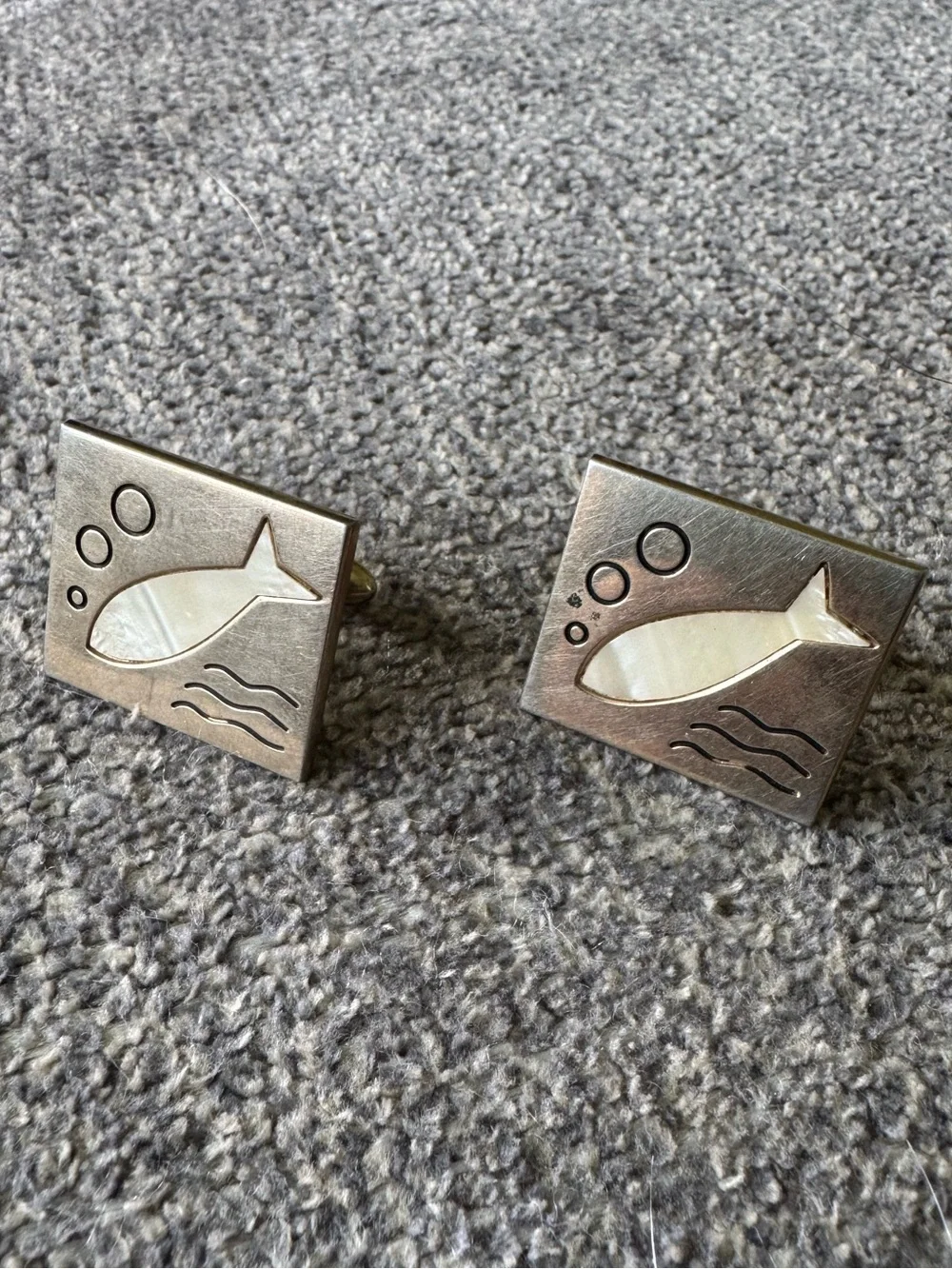 Vintage Swank Modernist Cufflinks